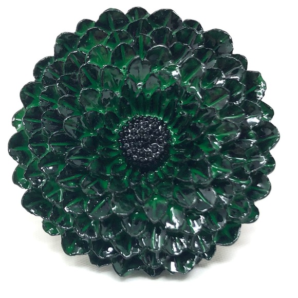 Hand painted enamel finish flower ring, NWOT - Picture 7 of 11